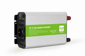 Gembird EG-PWC1200-01 Power Adapter/Inverter, Automatic, 1200 W, Gray