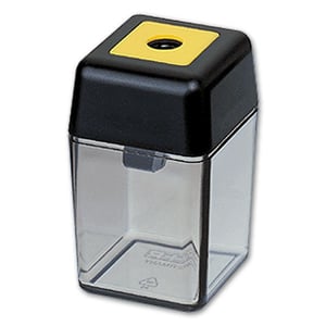Möbius+Ruppert 0915 - 0000 Temperówka ręczna Czarny, Przezroczysty, Żółty