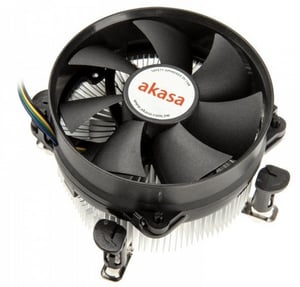 Akasa AK-959CU PC-Kühlsystem – Prozessorkühler/Lüfter 9,2 cm, Schwarz, Silber
