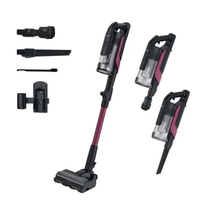 Hoover HF610HX 011 Upprättstående dammsugare Batteridriven Torr EPA Påslös 0,7 l 650 W Lila 4 Ah