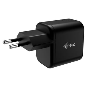 i-tec CHARGER-GAN65W ładowarka do urządzeń przenośnych Uniwersalne Czarny Prąd przemienny Szybkie ładowanie Wewnętrzna