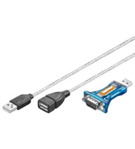 Goobay 93128 USB Type-A to DB-9 Parallel Cable