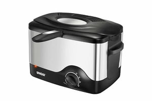 Unold 58615 Fritteuse, Einzelgerät, 1200 W, schwarz, Edelstahl
