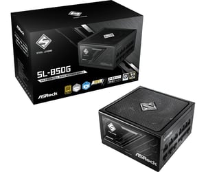 Asrock SL-850G Steel Legend Netzteilmodul 850 W 20+4-Pin ATX ATX Schwarz