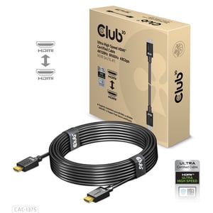 CLUB3D CAC-1375 HDMI-Kabel, 5 m, HDMI Typ A (Standard), schwarz