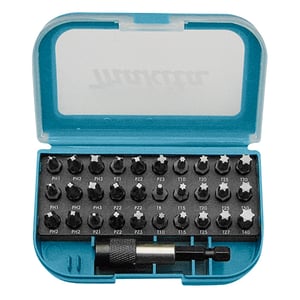 Makita P-73374 Screwdriver Bit Set, 31 pcs.