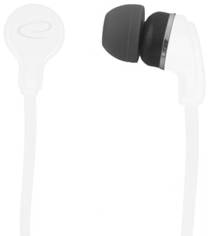 Esperanza EH147W hörlurar/headset, trådbundna, in-ear, musik, vita