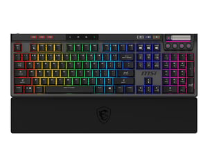 MSI STRIKE PRO WIRELESS Gaming Keyboard USB + Bluetooth QWERTY US English Black