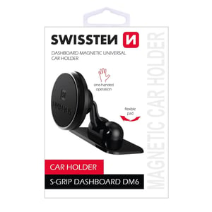 Swissten PDPSW211H uchwyt Uchwyt aktywny Telefon komórkowy/Smartfon Czarny