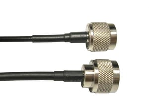 Ventev RG58NMTM-6 kabel koncentryczny RG-58 1,8 m TNC Czarny