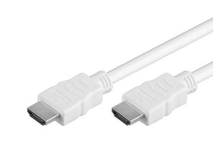 VALUE HDMI + Ethernet M/M 3 m HDMI Cable, HDMI Type A (Standard), White