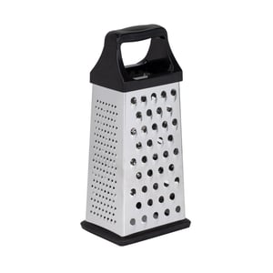 Resto Kitchenware 95410 ręczna tarka / spiralizer Tarka z pojemnikiem Czarny, Stal nierdzewna