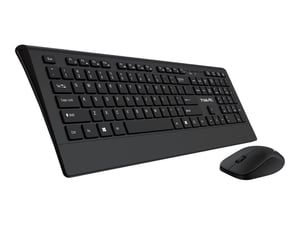 Havit Basicline wireless keyboard & mouse combo klawiatura Dołączona myszka Biuro Bluetooth QWERTY Skandynawia Czarny