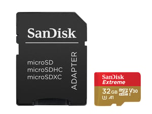 SanDisk Extreme 32 GB MicroSDHC UHS-I Klasa 10