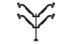 Hagor M VESA Gaslift Arm Quad 81,3 cm (32") Schreibtisch Schwarz