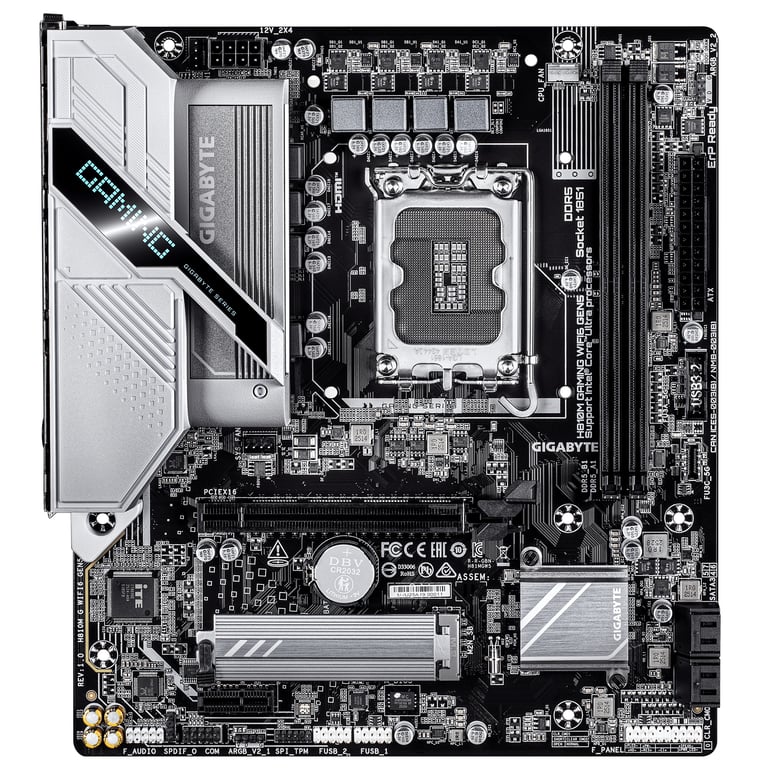 фото Материнская плата Gigabyte H810M Gaming WIFI6 Gen5 1