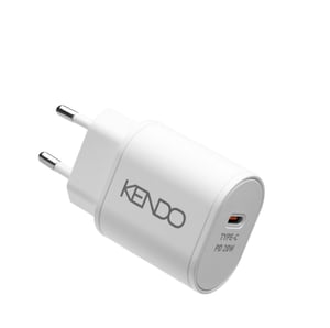 Kendo KDOTR1CPD20W ładowarka do urządzeń przenośnych Smartfon Biały Prąd przemienny Szybkie ładowanie Wewnętrzna