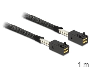 DeLOCK 1m, Mini SAS HD x 4 SFF 8643 Black