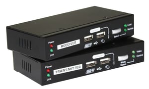 LevelOne KVM-9036 KVM-Verlängerungsgerät Sender und Empfänger