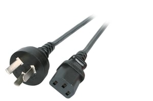 EFB Elektronik EK492.1,8V2 kabel zasilające Czarny 1,8 m Wtyczka zasilająca typu I C13 panel