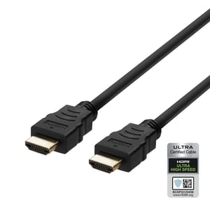 Deltaco HU-50 kabel HDMI 5 m HDMI Typu A (Standard) Czarny