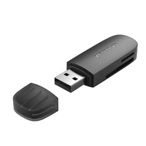 Vention CLFB0 USB 3.2 Gen 1 (3.1 Gen 1) kortläsare, svart