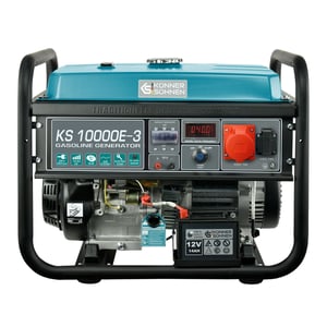 Könner & Söhnen KS 10000E-3 agregat prądotwórczy 7500 W 25 l Benzynowy Czarny, Morski