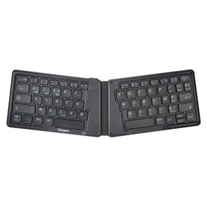 Targus AKF003FR universellt Bluetooth-tangentbord, AZERTY, franskt, svart