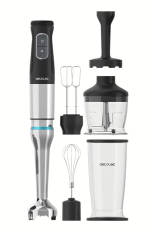 Cecotec 03962 blender Blender immersyjny 1500 W Czarny, Stal nierdzewna