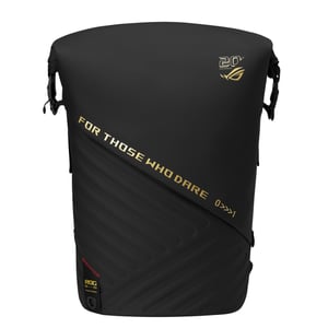 ASUS ROG SLASH Backpack Edition 20 plecak Plecak rolowany Czarny Poliester, Skóra woskowana (Pull Up)