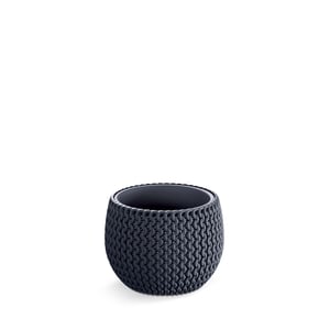 Prosperplast DKSP150-S433 Flower Pot, Black, 1 pc.