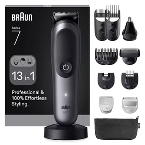 Braun AIO7560 Haarschneidemaschine Schwarz, Grau 14 Lithium-Ionen-Akku (Li-Ion)