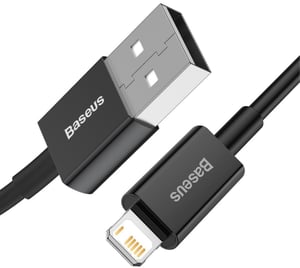 Baseus CALYS-A01 kabel Lightning 1 m Czarny