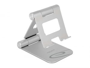 DeLOCK Stojak na tablet z uchwytem, regulowany, z aluminium