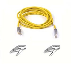 Belkin F3X126B01M Netzwerkkabel Gelb 1 m Cat5e