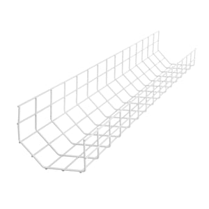R-Go Tools RGOCMBAWH Cable Channel Rigid Cable Trough White
