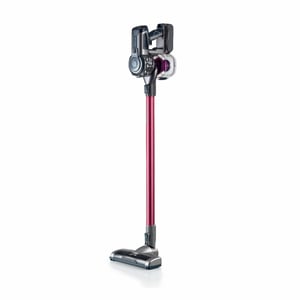 Ariete 2758/00 Dammsugare med torr HEPA-filter, tygfilter utan påse, 1 l, 200 W, grå, rosa, 2,2 Ah