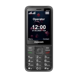 MaxCom Classic MM245 4G 7,11 cm (2.8") Czarny Telefon funkcjonalny