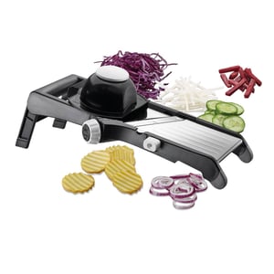 GEFU 89429 Manual Slicer, Black, Stainless Steel, Plastic, Stainless Steel