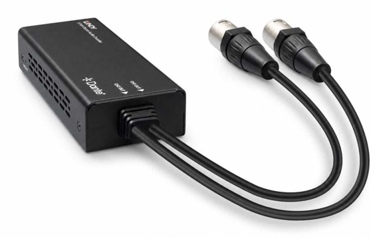 Lindy 70619 konwerter plików audio Czarny