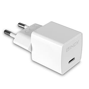 Lindy 73410 Mobile Device Charger for Smartphones, White, AC, Indoor