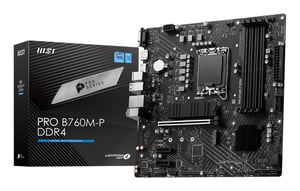 MSI PRO B760M-P DDR4-Mainboard, Intel B760, LGA 1700, Micro-ATX