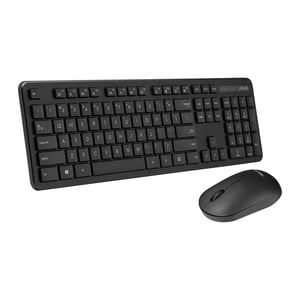ASUS CW100 klawiatura Dołączona myszka Uniwersalne RF Bezprzewodowy + USB Czarny
