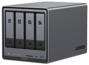Ugreen NASync DXP4800 Plus NAS-Desktop Intel® Pentium® Gold 8505 8 GB DDR5 0 TB UGOS Pro
