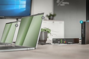 Digitus Przełącznik KVM, 4-portowy, pojedynczy wyświetlacz, 4K, HDMI®