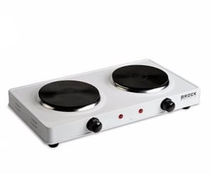 Brock Electronics EP 200 WH płyta kuchenna Biały Blat 2 stref(y)