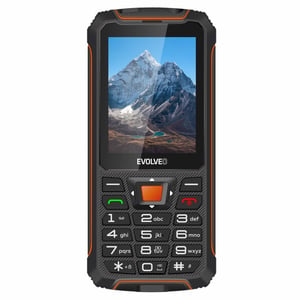 Evolveo StrongPhone SPZ6OG cell phone 7.11 cm (2.8") 202 g Black, Orange