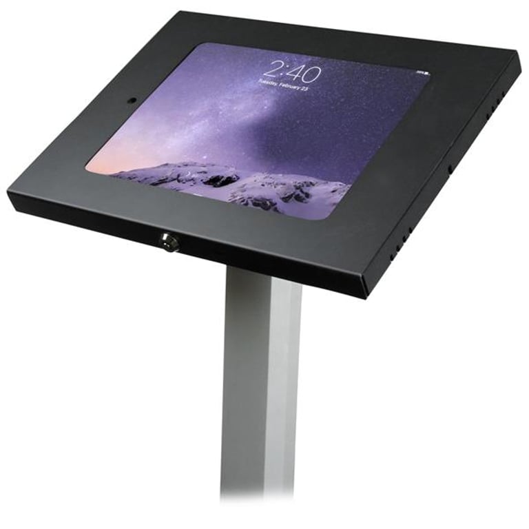 StarTech STNDTBLT1FS stojak do multimediów Czarny, Srebrny Tablet Stojak multimedialny