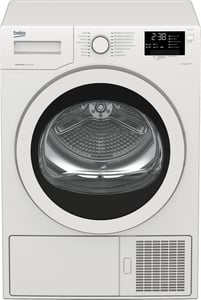 Beko DS7433RX tvätttorkar Fristående Frontmatad 7 kg Svart, Vit