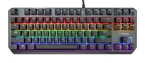 Trust GXT 834 Callaz klawiatura Gaming USB QWERTY Angielski Czarny
